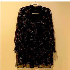 Who What Wear Floral Mini Dress XS NWT